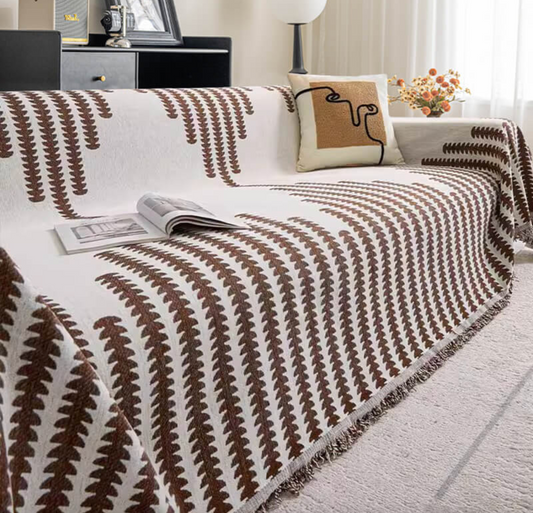 All-seasons Chenille Fabric Double-sided Anti-scratch Home Decoration Couch Cover