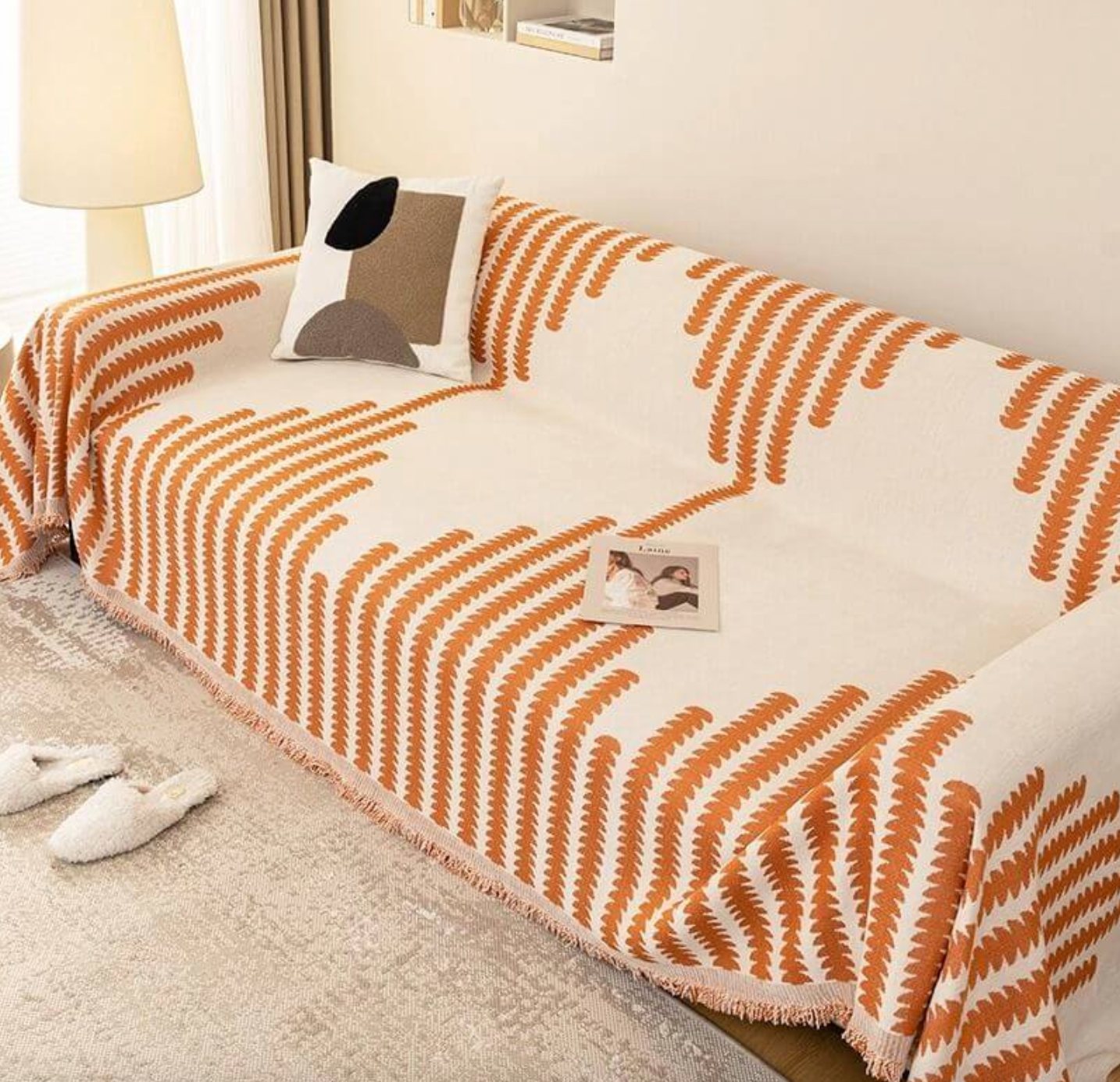 All-seasons Chenille Fabric Double-sided Anti-scratch Home Decoration Couch Cover