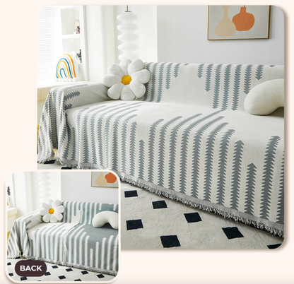 All-seasons Chenille Fabric Double-sided Anti-scratch Home Decoration Couch Cover